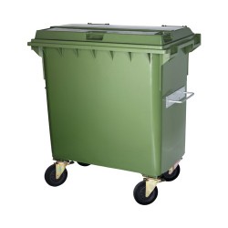 Conteneur à déchets 770 litres vert